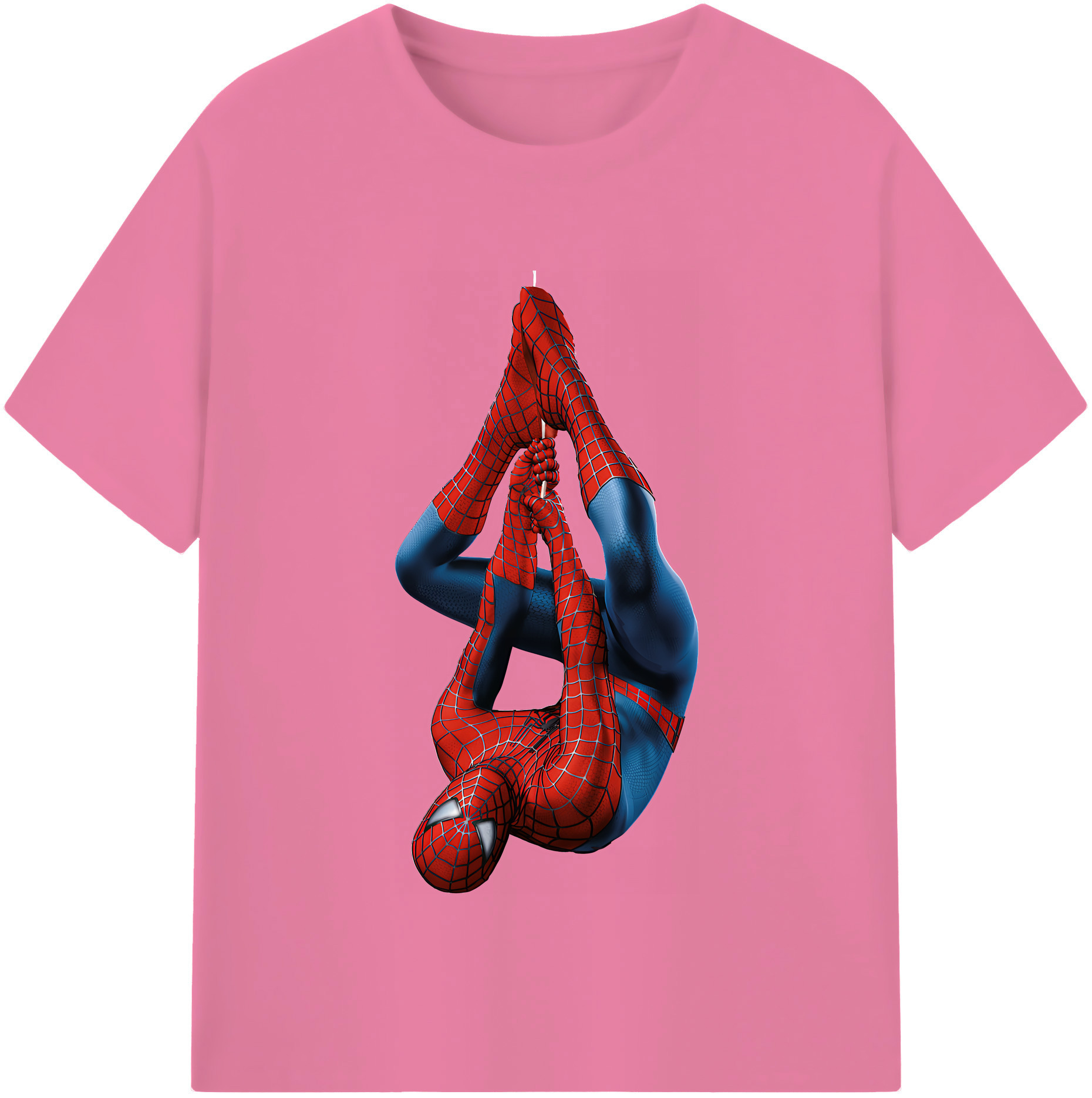 Spider Man スパイダーマン 綿100％半袖Tシャツ（フロントプリント）